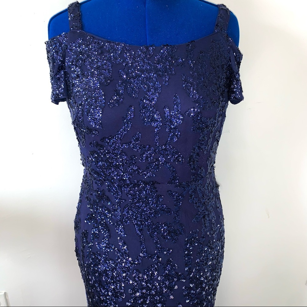 Ombré sequin R & M Richards Gown
